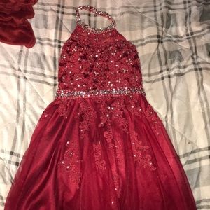 Red homecoming dress